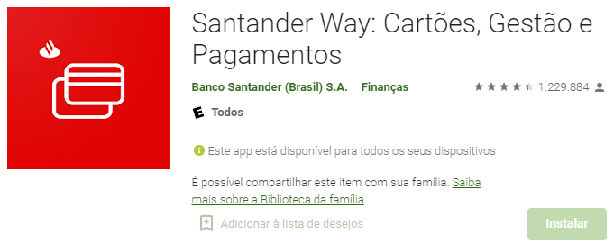 Aplicativo Santander Free
