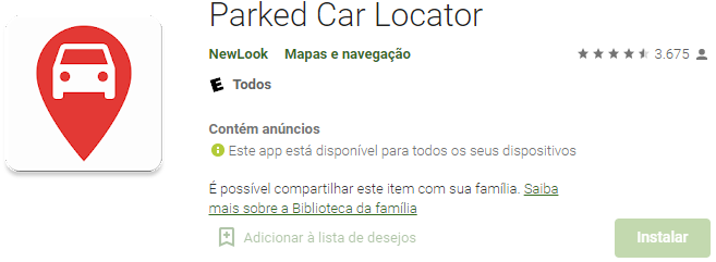 App Para Localizar Carro No Estacionamento