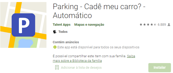 App Para Localizar Carro No Estacionamento